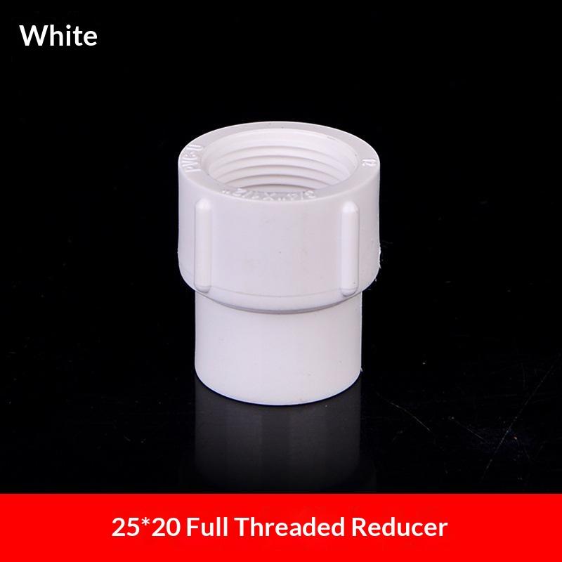 PVC Female Thread Reducing Coupler Standard Size Full Thread Pipe Fitting Adapter for Kitchen Drain Pipe Connections