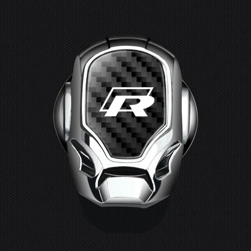 2026 New For VOLKSWAGEN VW Car One-Key Start Button Protection Cover Wear-resistant Flip-Top For Volkswagen Tiguan Bora POLO PAS