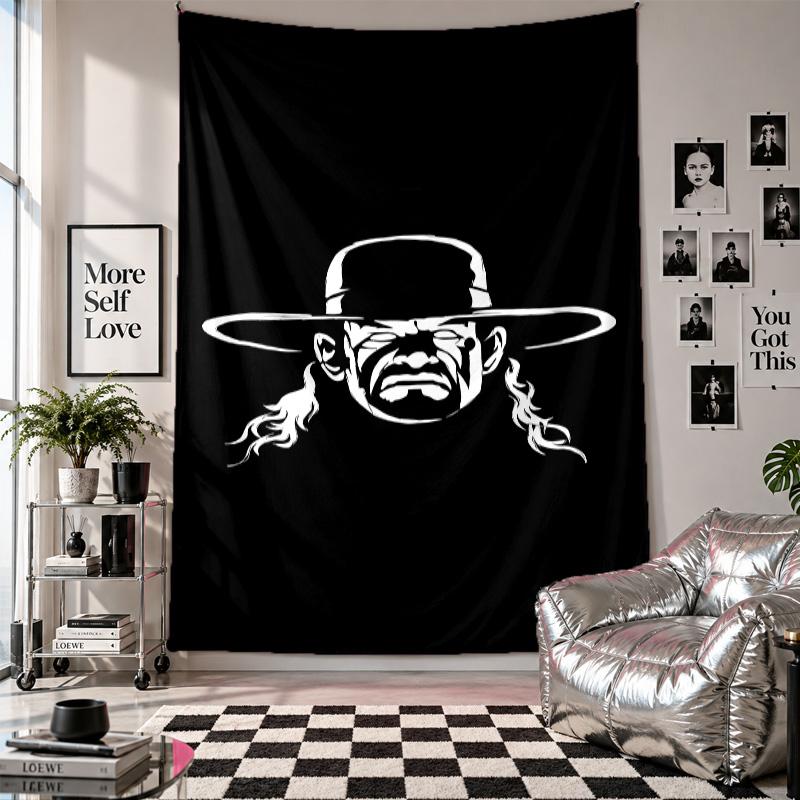 Wall TapestryThe Undertaker Art Hanging Cloth Decorative Background Cover for Room Decoration