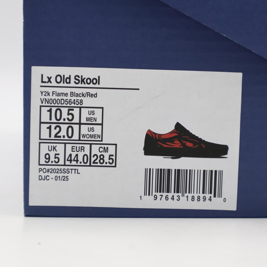 VN000D56458 Vans Premium Old Skool Y2K Пламя Черный Красный (Мужской)