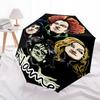 Personalized Name Villain Print Umbrella - Automatic Open/Close, Eight-Rib Durable Frame, Automatic Folding Umbrella