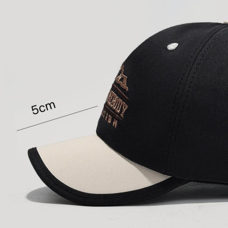 NORTHWOOD Short Brim Letter Breathable Baseball Cap New Men's Women's Soft Top Peaked Cap Outdoor Sun Baseball Hat