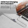 240 Вт Мини-адаптер Type C Быстрая зарядка 80 Гбит/с 16K@60 Гц USB C Female на USB C Female Конвертер для ПК Ноутбуков Macbook