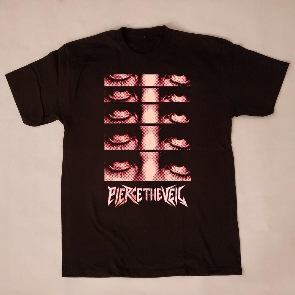 Постер Группы Pierce The Veil Футболка с коротким рукавом Унисекс S-5XL Репринт DO798 Унисекс Футболка - Мужская Летняя Хлопковая Графическая Футболка