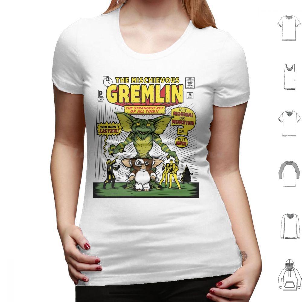 The Mischievous Gremlin T Shirt Cotton Men Women DIY Print Gremlin Comic Book Cover Superhero Comedy Parody Mike Handy