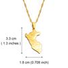 Anniyo Peru Map Wity City Name Pendant Necklaces for Women Men Gold Color/Silver Color Map of Peru Jewelry Peruvian #248121