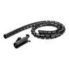 Spiral Cable Organizer - StarTech - 1.5 M - Black - PVC - Diameter 25 Mm