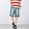 Plus Size Retro Men's Denim Shorts - Summer 2026 Edition