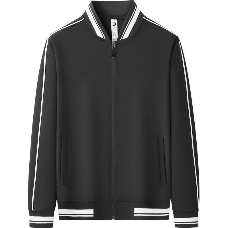 Custom Zip-Up Baseball Jacket Outdoor Activities Team Uniforms Corporate Apparel