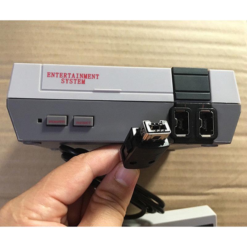 Мини-игровая консоль с 2 джойстиками 8-битная 500 игр Ретро-видеоигровой плеер Игрушки для детей Идеальные подарки