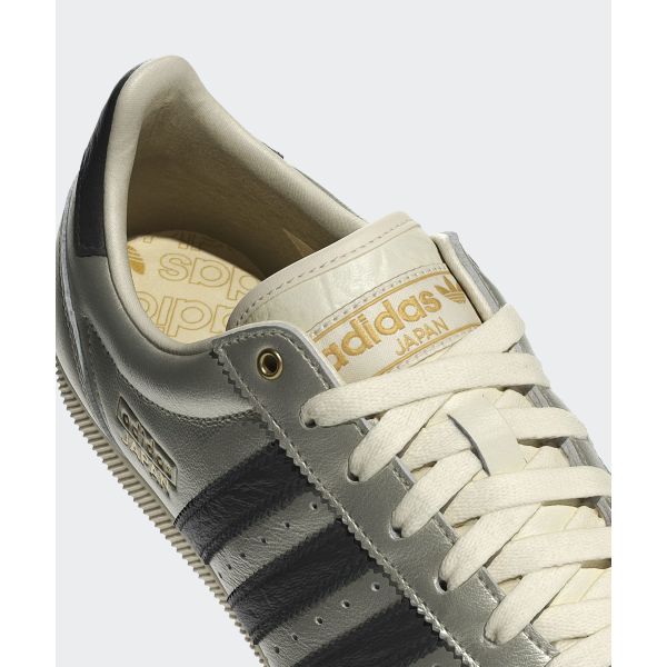 adidas Япония Серебристо-Черные Женские Кроссовки Основной Черный Кремово-Белый JS4015