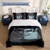 Joo Jaekyung 3‑Piece Bedding Set Soft Microfiber Duvet Cover Pillowcases Comfortable Bed Linen for Bedroom Decoration
