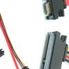 Sata 22 Pin Папа к Маме Удлинительный кабель Sata SATA 22 Pin Папа к Маме 7+15 Pin Sata Комбинированный кабель передачи данных и питания Жесткий диск