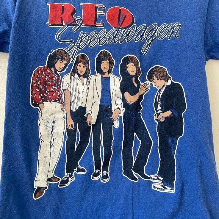 New REO SPEEDWAGON T-Shirt Unisex Cotton Size S-5XL EM0181