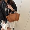 Зимняя Новая Ретро Шик Сумка-тоут Женская Большая Вместимость Повседневная Ручная Сумка Корзина На Плечо Кроссбоди Сумка CLE