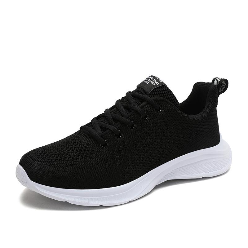 Fashion Explosive Women's Flying Fabric Breathable Fashion Comfortable Lightweight Sports Shoes Non-slip Wear Sports Shoes