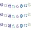3PCS 90s Party Banner, Pre-Strung Retro CD Music Theme Party Banner Garland Decorations for 1990s 2000s Y2k Birthday Party Supplies