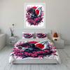 "Samurai Art Decor Set" Soft Skin-Friendly Bedding Set Includes 1 Duvet Cover And 2 Pillowcase, Gift