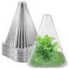 12Pcs Garden Cloches Plant Covers Transparent Breathable Easy To Install Flower Plant Protectors Garden Supplies