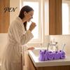 Пластиковый Органайзер для Зубных Щёток HOME Держатель, Компактный Органайзер с 4 Отделениями, Современный Стиль Экономичный по Месту Держатель Прочный Стенд для Электрических Зубных Щёток