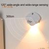 Motion Sensor Night Light Dimmable 3 Light Modes Auto On/Off Rechargeable Simple Installation Wireless Magnetic Wall Light