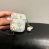 Любовь Клубника Жемчуг Яблоко Bluetooth Гарнитура Чехол Для Airpods 4 Блестящий Кулон Airpods Pro Женщины