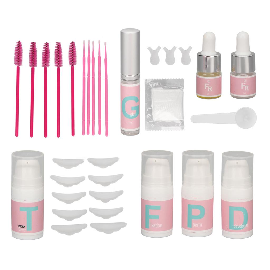 2 в 1 Набор для подтяжки бровей и ресниц Профессиональный полный набор для подтяжки ресниц Мягкая краска для ресниц 37 мл Жидкость