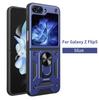 For Samsung Z Flip8 Case Galaxy Z Flip6 Cover Z Flip5 7 8 Magnetic Ring Holder Armor Phone Case Slide Camera Protect Back Cover