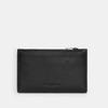 Zip Card Case Gunmetal Black