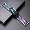 Stainless Steel Strap For Apple Watch Ultra 2 49mm 45mm 41mm 40mm 44mm 46mm Watch Strap Metal Bracelet For iWatch 10 9 8 7 6 5 4