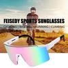 FEISEDY Поляризованные спортивные солнцезащитные очки с УФ-защитой Большие для улицы B2837 Мужские, Линзы, Деятельность, Гольф, Велоспорт,