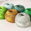 6pcs Sequins Cotton Yarn Sparkle Yarn Bundle for Crochet Knitting 300g Medium Worsted Weight Machine Washable for DIY Bags Apparel