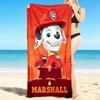 1Pc Paw Patrol Marshall Adventure Beach Towel, Quick Dry, Multi-Use for Beach Pool Gym Yoga Home Travel, Christmas, Halloween, Xmas Gift M929169