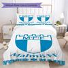 Custom Name Malmo FF Pattern Bedding uilt Set uilt Cover Pillowcase Home Decoration Birthday Gift (1*duvet cover+2*pillowcase without core)