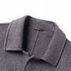 Full Wool Handmade Double-sided Woolen Coat Men's Comfortable and Soft Business Casual Medium and Long Men's Trench Coat