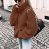 Модный женский осенне-зимний вязаный пуловер с длинным рукавом с принтом, повседневный свитер