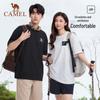CAMEL Unisex Quick-Dry Crew Neck Short Sleeve T-Shirt
