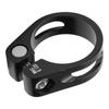 31.8mm Bike Seat Post Clamp Tube Clip Aluminium Alloy Bicycle Quick Release Seatpost CollarBlack