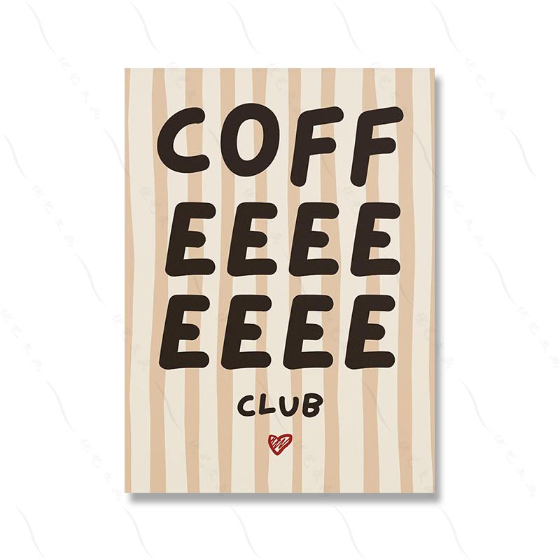 Kitchen Prints, Coffee and Chilli Wall Art Canvas Painting Cafe Decoration Pictures Retro Club Dining Room Murals Poster