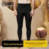 Hengyuanxiang Men's Thermal Fleece-Lined Wool Knee Long Johns