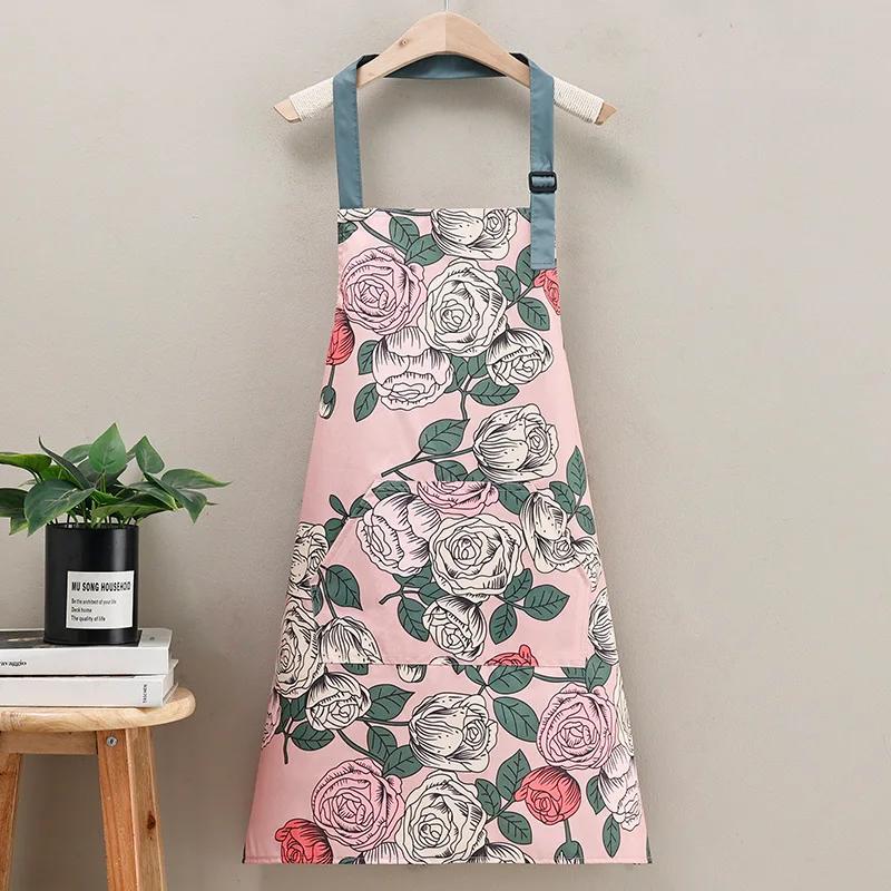 Thickened Waterproof Oil Proof Film Apron Adjustable Non Peel Durable Kitchen Cooking Protective Gear
