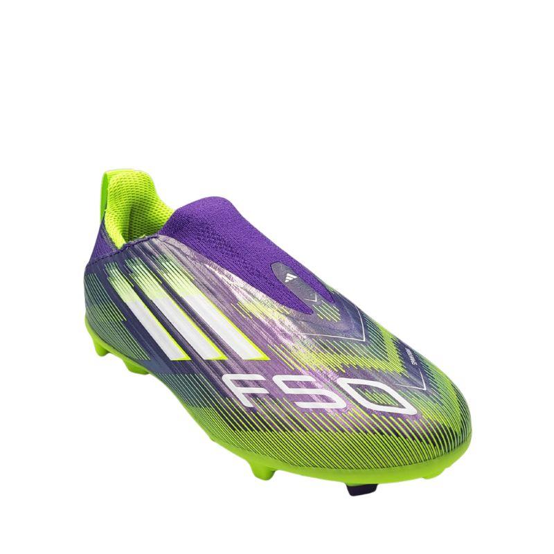 Adidas F50 League Laceless Soccer Shoes Multi-Ground Black