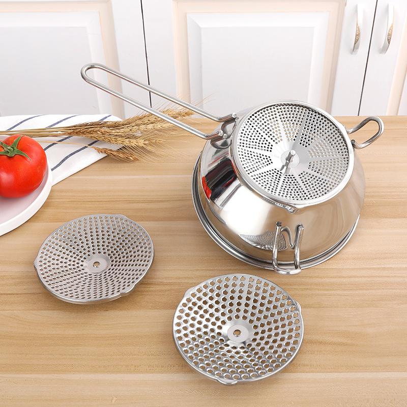 Potato Masher Pumpkin Vegetable Puree Pressing Tool Stainless Steel Grinder Fruits Food Mashing Tools Accesorios