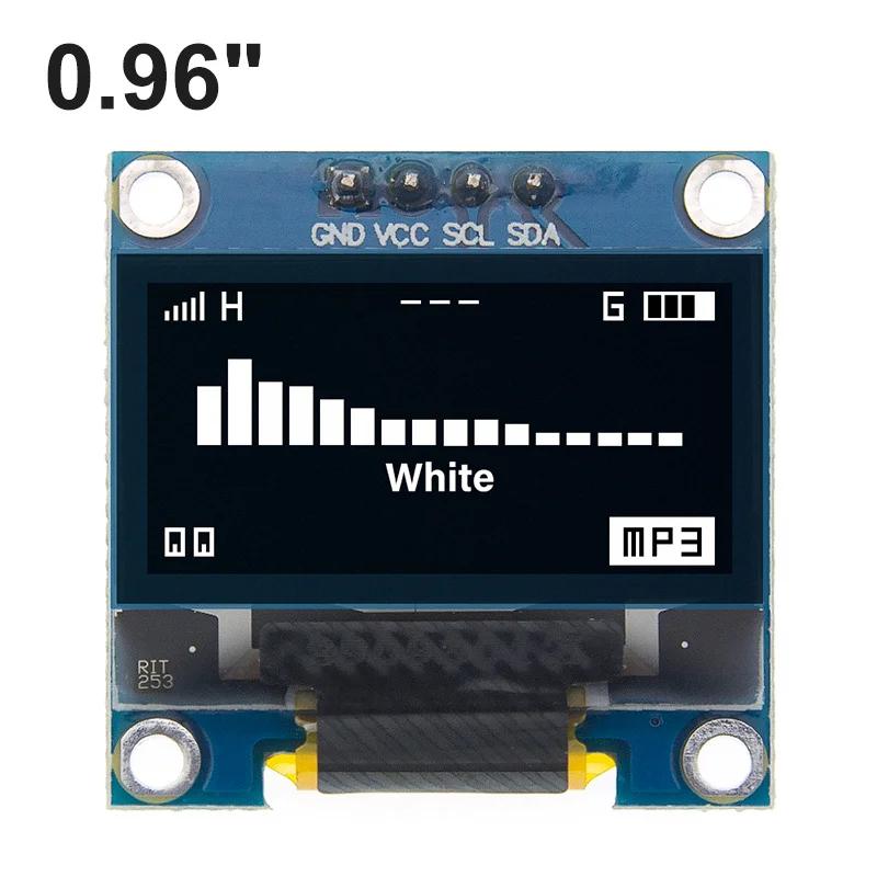 0.96 Inch OLED Display Module White/Blue/Yellow/DualColour SSD1315 128X64 4Pin IIC I2C Serial 12864 LCD Screen Board For Arduino