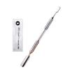 Cuticle Pusher Double-Headed Cuticle Pusher Stainless Steel Nail Polish Remover Manicure Tool for Fingernails Toenails