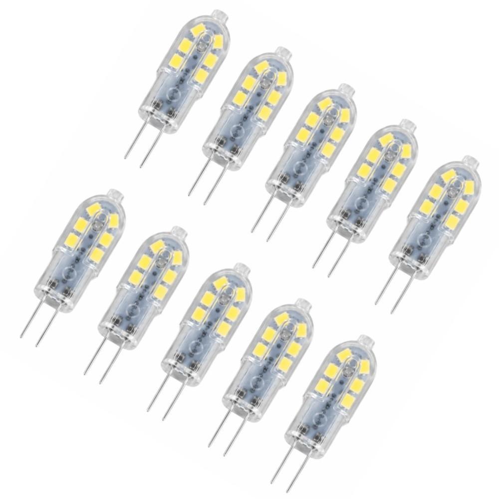 10 Pack G4 LED Bulb Lights Dimmable Brightness LED Light Bulbs Bright LED Bulbs  Chandelier