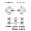 IVYUEEN 100 sets for PlayStation 4 PS4 Pro Slim Controller Silicone Conductive Rubber Adhesive Button Pad Keypad for Dualshock 4