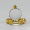 Mini Crystal Carriage Exquisite Table Ornaments Crystal Pumpkin Car  Office Home Decoration