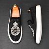 Мода Новые Роскошные Дизайнерские Мужские Модные Все Подходящие Платформа Вышивка Клепки Повседневная Обувь Балетки Мужские Рок Панк Лоферы Zapatos Hombre