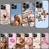 Чехол для телефона Singer S-Sabrina C-Carpenter Для Iphone 16E 15 Pro 14 Plus 17E 16 17 Pro Max Air 11 12 13 Mini Ударопрочный Capa Cut